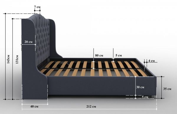 Кровать Sleeptek Premier 5 с подъемным механизмом (Премиер&nbsp;5&nbsp;с&nbsp;подъемным&nbsp;механизмом)